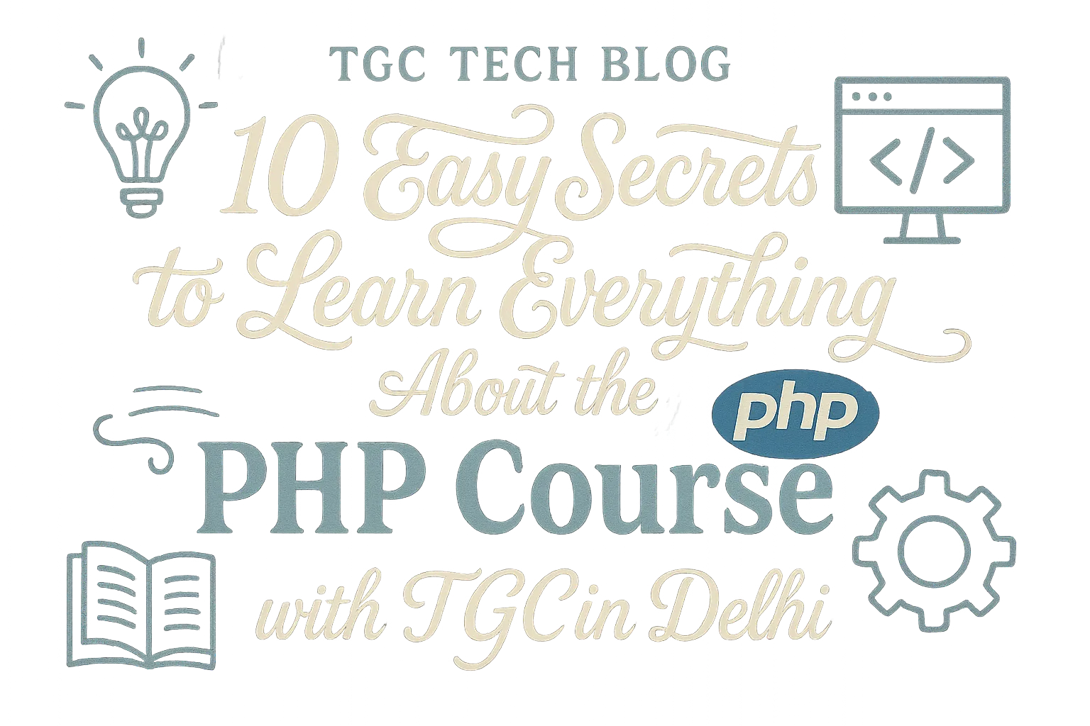 10 Easy secrets to learn everything about PHP course with TGC in Delhi